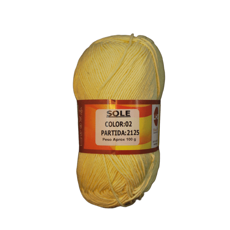 Sole hilo de algodon
