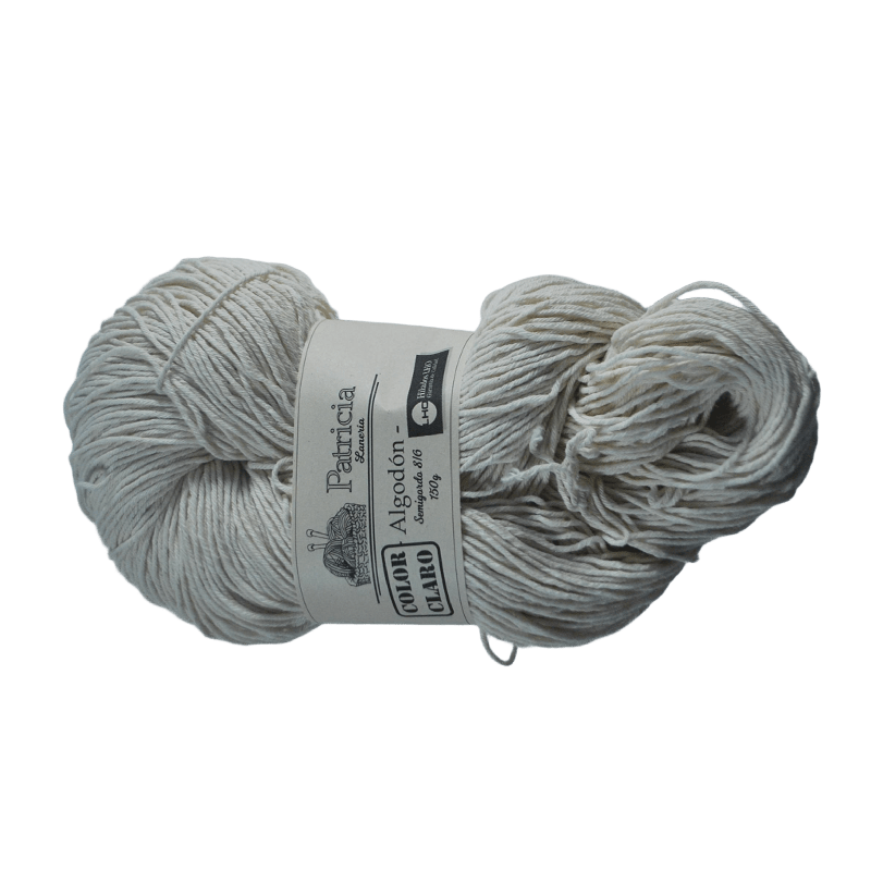 Algodón 8/6 Rústico colores claros