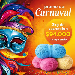Pack 3kg Cashmilon en madejas
